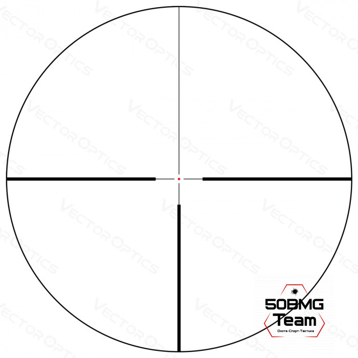 Оптический прицел Vector Optics Continental Hunting  X6 1.5-9x42 кольца 30 мм