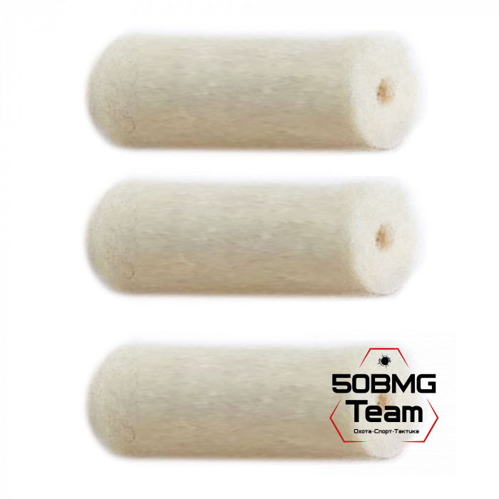 Войлочные патчи ЧИСТОGUN, 5,5 пневматика, .22 LR, .22 Short., диаметр 6,0 мм, 80 шт./уп.