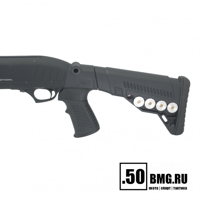 Телескопический приклад DLG Tactical на турецкие полуавтоматы с патронташем (DLG9203)