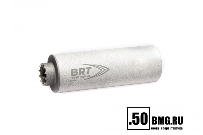 Реактивный ДТКП закрытого типа BRT Барс Х для АК-74/Сайга-МК, кал. 5,45/223 (140мм, резьба M24х1,5R, п/п 7,5мм, ⌀ 50мм)
