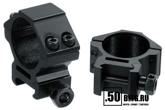 Кольца Leapers UTG AccuShot 30 мм на Weaver, низкие (RGWM-30L4)