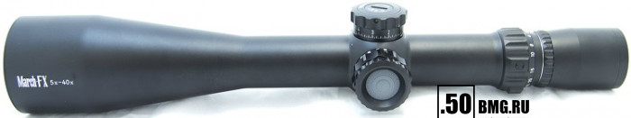 Оптический прицел March 5-40x56 FFP, сетка FML-1 (подсветка)