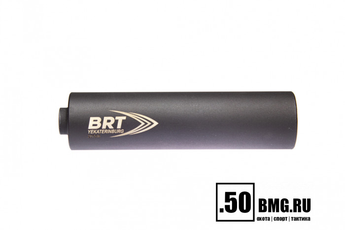 Реактивный ДТКП закрытого типа BRT Барс AR газоразгруженный для AR-15/M-4, кал. 5,45/223 (170мм, резьба 1/2-28", п/п 7,5мм, ⌀ 45мм)