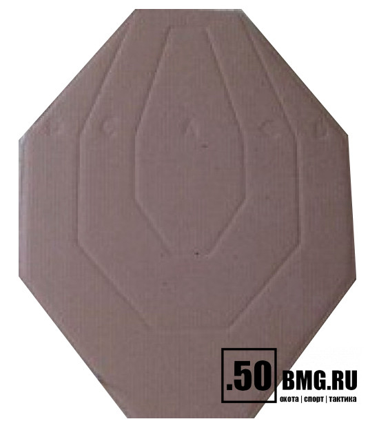 Мишень IPSC классическая (одноцветная) 580х460мм, гофрокартон Т23 (10 шт./уп)