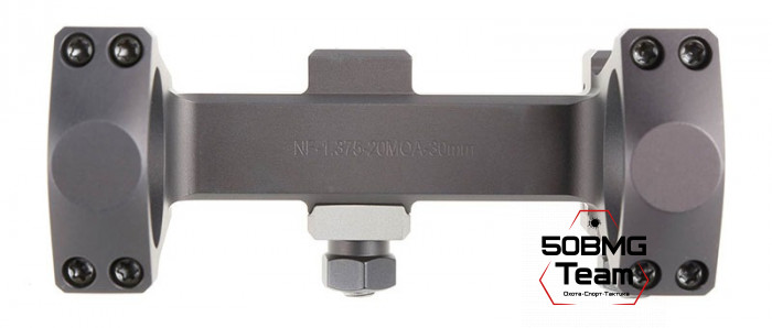 Кронштейн Nightforce Weaver из титана с 30 мм кольцами, высота 34.9 мм (A191), удлиненный, наклон 20 MOA