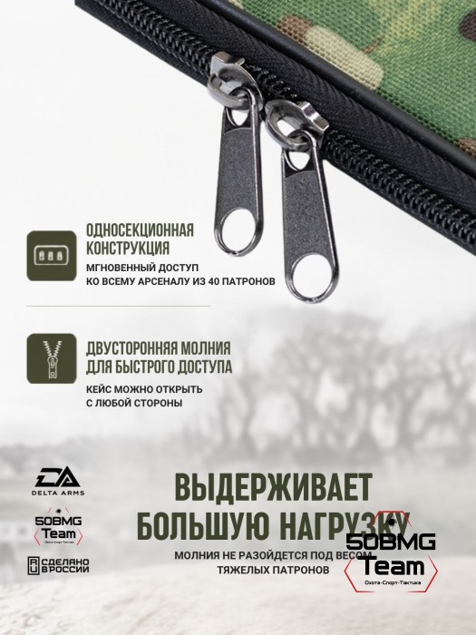 Клатч для патронов на 40шт Delta Arms для кал. 30-06 (Multicam)