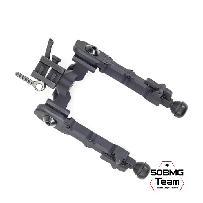 Сошки Accu-Tac WB-4 Wide Body на крепление Weaver/Picatiny 11.5-19см (WBB-0400)