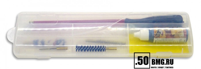 Комплект Stil Crin в прозрачном футляре для чистки оружия 9 мм кал. (113/9/9.3/375)