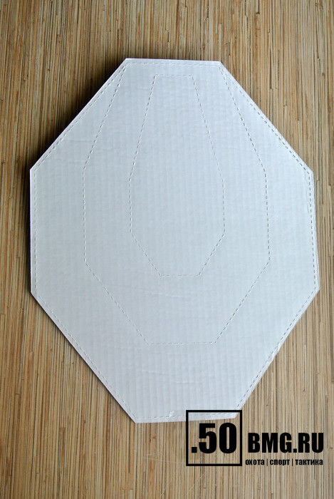 Мишень IPSC классическая (с белой стороной) 580х460мм, гофрокартон Т23 (10 шт./уп)