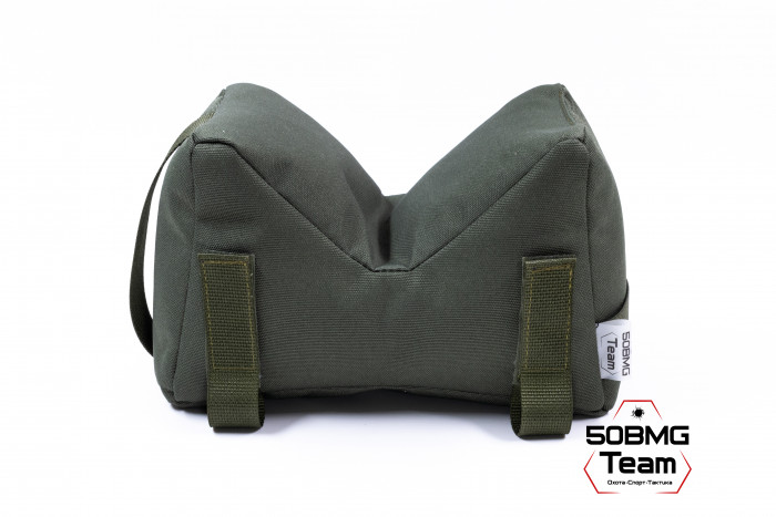 Баррикадный мешок Х-бэг 50BMG Team с возможностью крепления на оружие через платформу "Бабочка" (Olive Green)