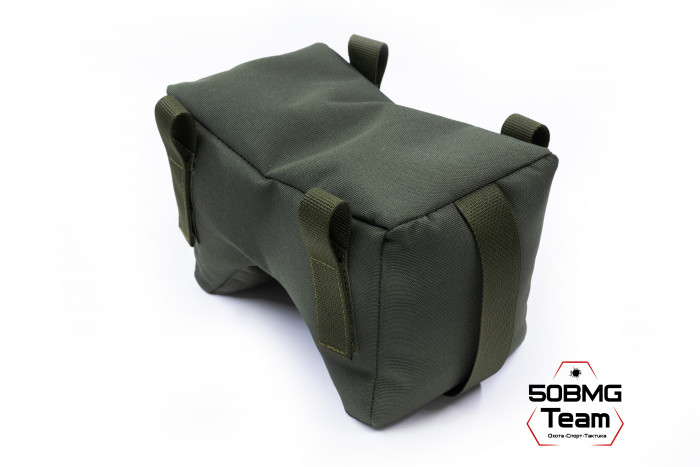 Баррикадный мешок Х-бэг 50BMG Team с возможностью крепления на оружие через платформу "Бабочка" (Olive Green)