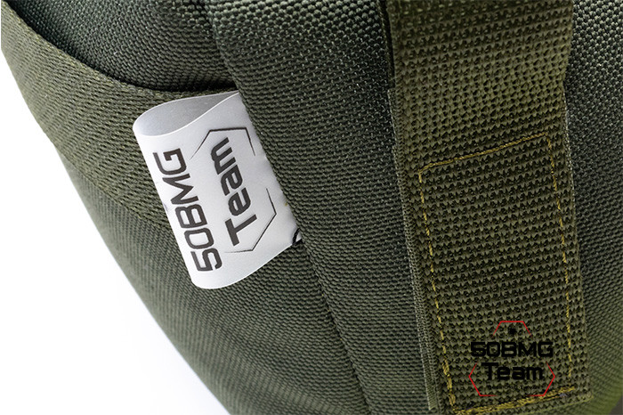 Баррикадный мешок Х-бэг 50BMG Team с возможностью крепления на оружие через платформу "Бабочка" (Olive Green)