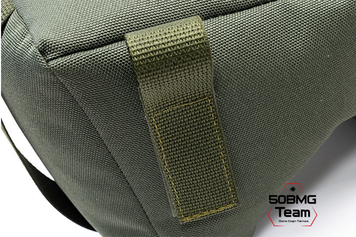 Баррикадный мешок Х-бэг 50BMG Team с возможностью крепления на оружие через платформу "Бабочка" (Olive Green)
