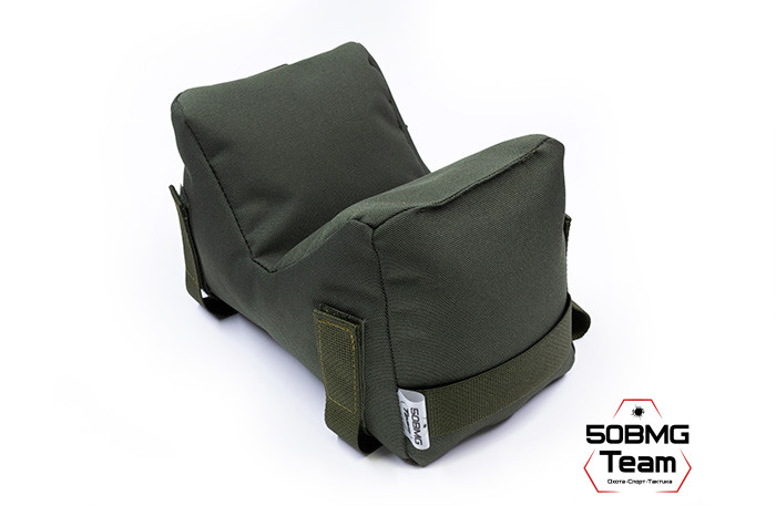 Баррикадный мешок Х-бэг 50BMG Team с возможностью крепления на оружие через платформу "Бабочка" (Olive Green)