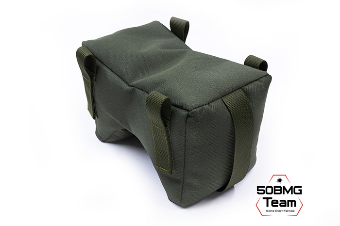 Баррикадный мешок Х-бэг 50BMG Team с возможностью крепления на оружие через платформу "Бабочка" (Olive Green)
