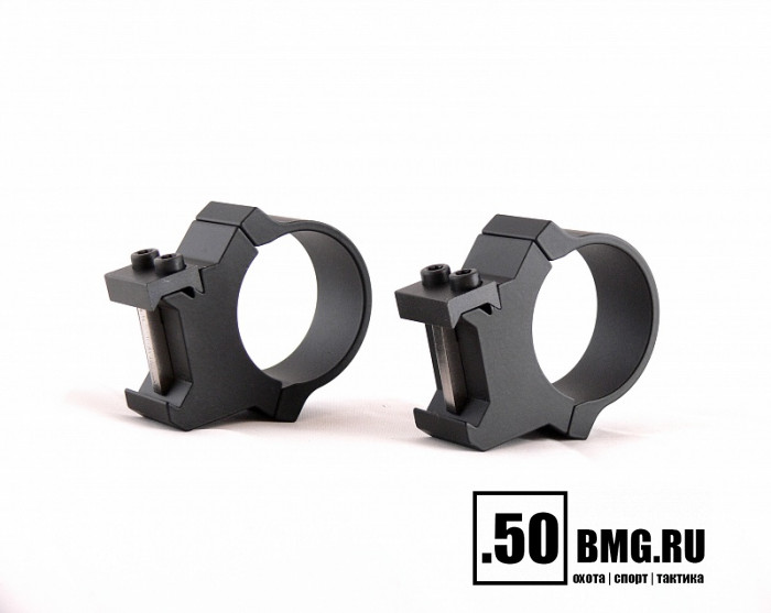 Раздельные кольца Leupold PRW 25.4 мм на Weaver высокие H=25,4 мм/BH=12,7 мм (54150)