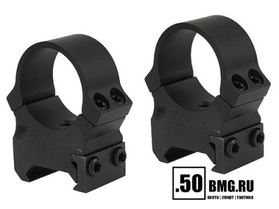 Раздельные кольца Leupold PRW 25.4 мм на Weaver высокие H=25,4 мм/BH=12,7 мм (54150)
