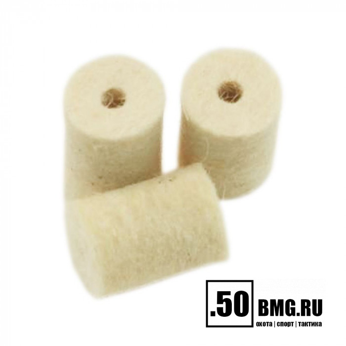 Войлочные патчи ЧИСТОGUN, 8 мм, 8x57, 8x68, плотный ход по группе .30 калибров, диаметр 9,0 мм, 50 шт./уп.