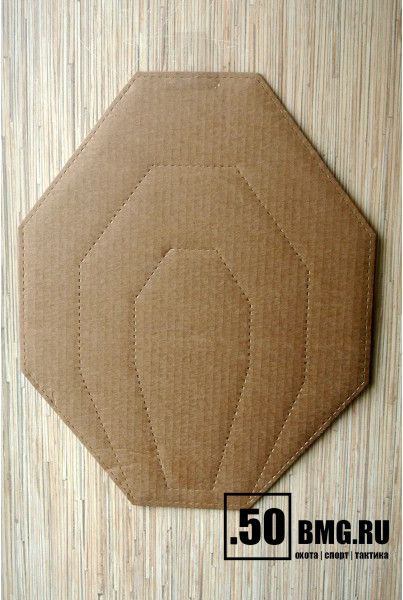 Мишень IPSC мини (с белой стороной) 300х375мм, гофрокартон Т23 (10 шт./уп)