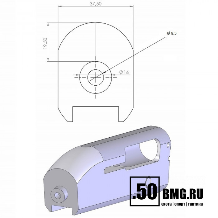 Приклад DLG Tactical на турецкие полуавтоматы (DLG9209)