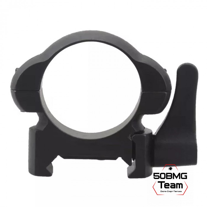 Кольца Vector Optics 25,4мм быстросъёмные на Picatinny/Weaver, стальные, низкие BH=17мм (SCSR-01)