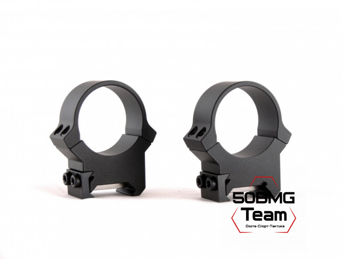 Раздельные кольца Leupold PRW 30 мм на Weaver высокие H=27,7 мм/BH=12,7 мм (54177)