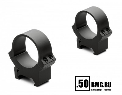 Раздельные кольца Leupold PRW 30 мм на Weaver высокие H=27,7 мм/BH=12,7 мм (54177)