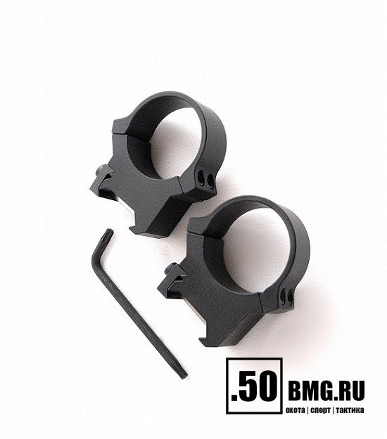 Раздельные кольца Leupold PRW 30 мм на Weaver высокие H=27,7 мм/BH=12,7 мм (54177)