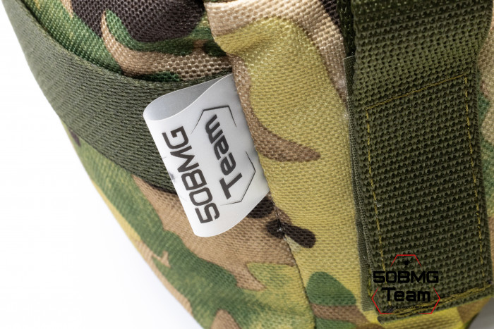 Баррикадный мешок Х-бэг 50BMG Team с возможностью крепления на оружие через платформу "Бабочка" (Multicam)