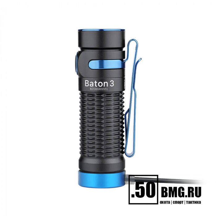 Фонарь Olight Baton 3 Black Premium Edition