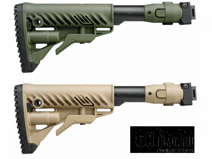 Телескопический приклад FAB Defence M4-AKS PM складной для АКС-74У
