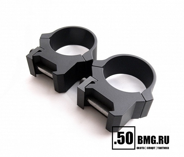 Раздельные кольца Leupold PRW 30 мм на Weaver средние H=24,6 мм/BH=9,6 мм(54167)