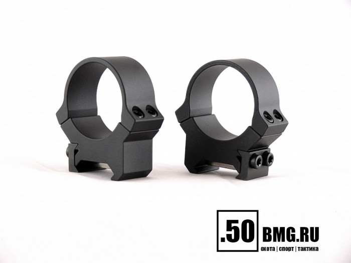 Раздельные кольца Leupold PRW 30 мм на Weaver средние H=24,6 мм/BH=9,6 мм(54167)