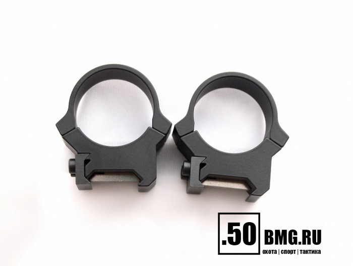 Раздельные кольца Leupold PRW 30 мм на Weaver средние H=24,6 мм/BH=9,6 мм(54167)