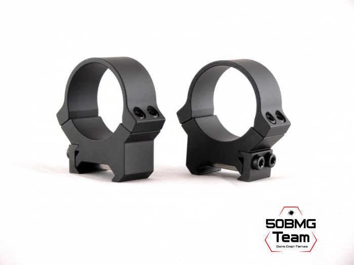 Раздельные кольца Leupold PRW 30 мм на Weaver средние H=24,6 мм/BH=9,6 мм(54167)