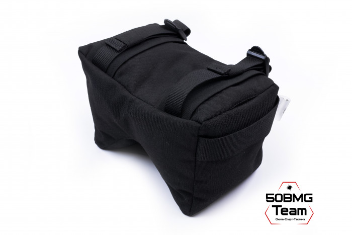 Баррикадный мешок Х-бэг 50BMG Team с возможностью крепления на оружие без использования платформы (Black)
