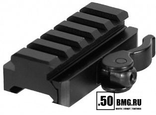 MNT-RSQD605 Быстросъемный кронштейн Leapers UTG Weaver на Weaver 5 слотов L=60мм ВН=15мм