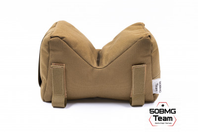Баррикадный мешок Х-бэг 50BMG Team с возможностью крепления на оружие через платформу "Бабочка" (Coyote Brown)