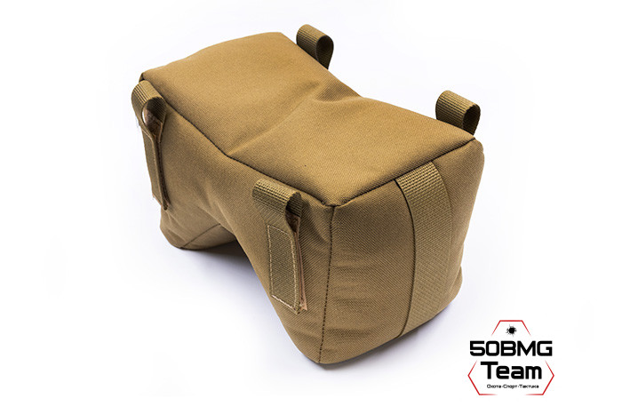 Баррикадный мешок Х-бэг 50BMG Team с возможностью крепления на оружие через платформу "Бабочка" (Coyote Brown)