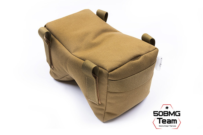 Баррикадный мешок Х-бэг 50BMG Team с возможностью крепления на оружие через платформу "Бабочка" (Coyote Brown)