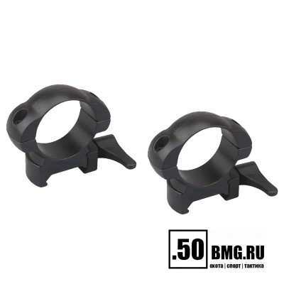 Кольца Vector Optics 30мм быстросъёмные на Picatinny/Weaver, стальные, средние BH=21мм (SCSR-05)