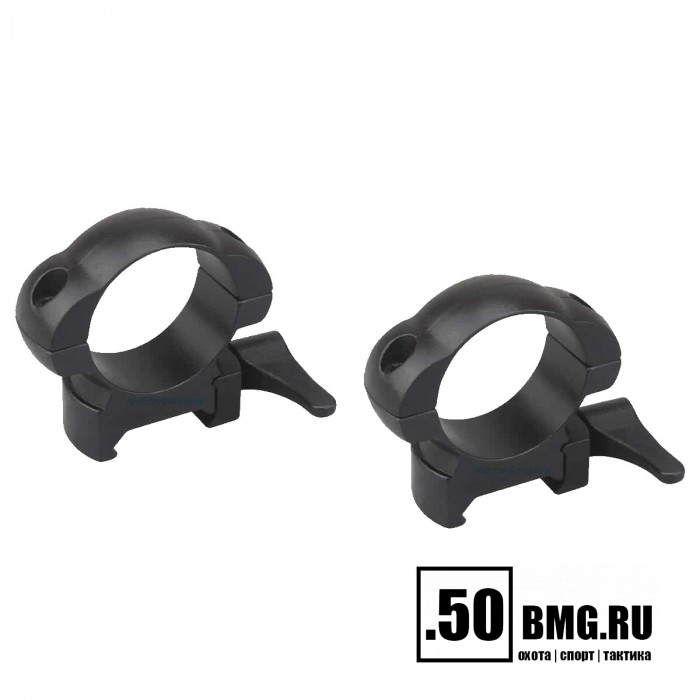 Кольца Vector Optics 30мм быстросъёмные на Picatinny/Weaver, стальные, средние BH=21мм (SCSR-05)