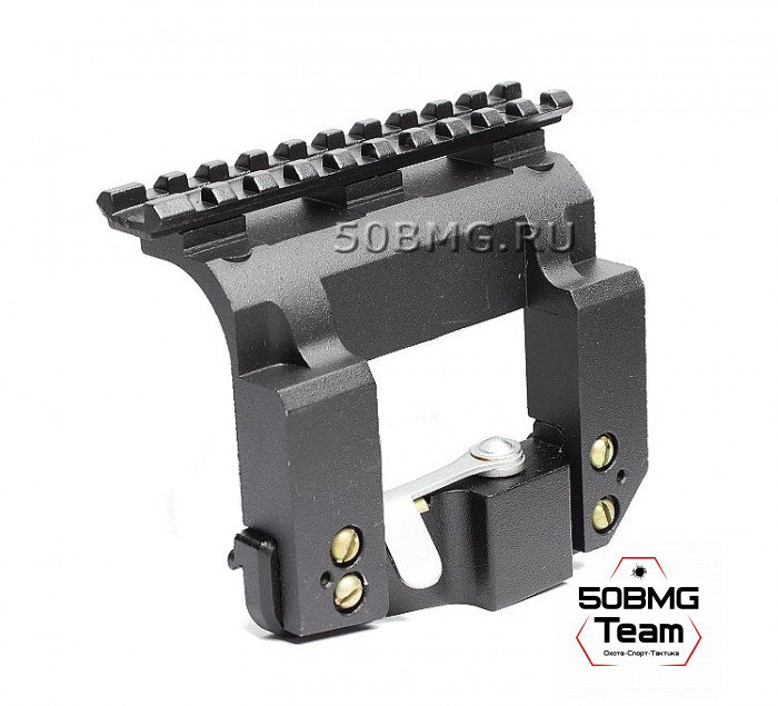 Быстросъемный кронштейн Зенит Weaver с доп. планкой на Тигр, СВД, СКС