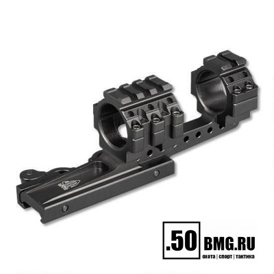 M3S40070R4 Быстросъемный кронштейн Leapers UTG кольца 30мм на Weaver/Picatinny KR=65мм BH=22мм