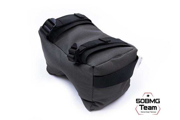Баррикадный мешок Х-бэг 50BMG Team с возможностью крепления на оружие без использования платформы (Gray)