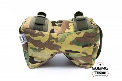 Баррикадный мешок Х-бэг 50BMG Team с возможностью крепления на оружие без использования платформы (Multicam)