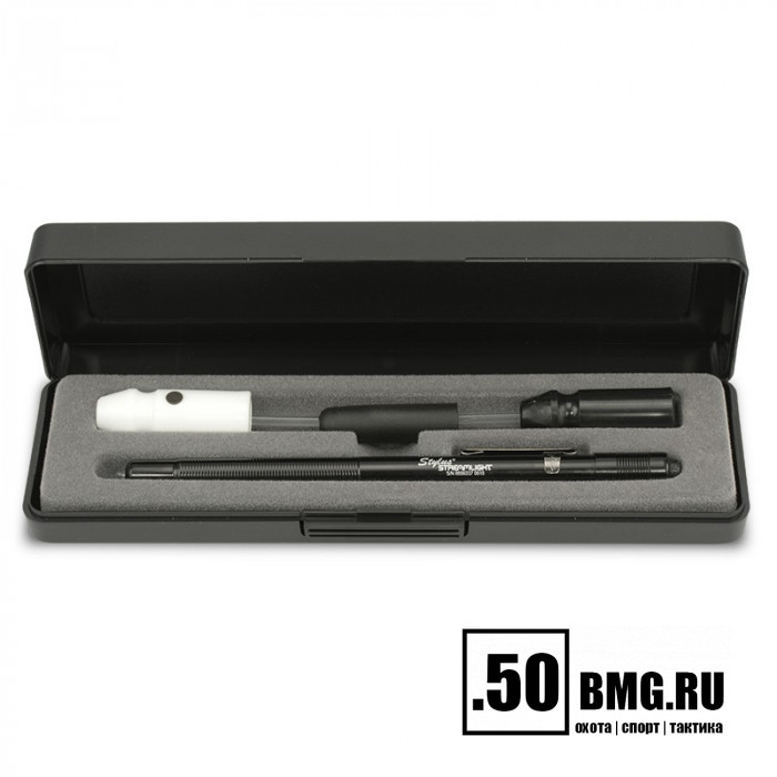 Фонарик Bore Tech сервисный для обслуживания оружия, набор насадок, батарейки 3хAAAA, алюминий, черный (BTBB-1000-00)
