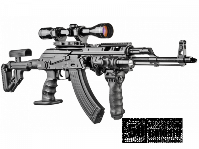 Складной приклад FAB Defense со щекой для АКМС (UAS-AKMS P)