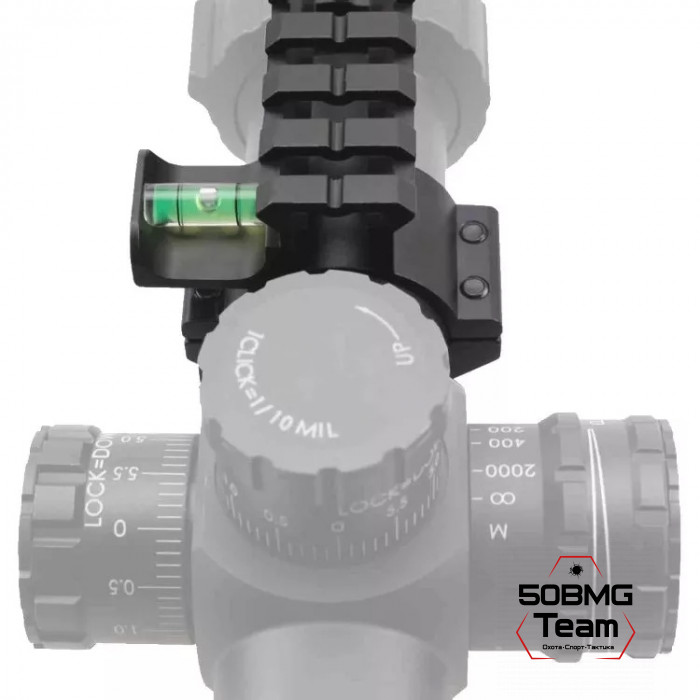 Крепление Vector Optics с планкой Weaver на прицелы 30мм/25,4мм ACD (SCACD-07)