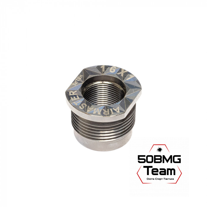 Гайка-адаптер Airmaster для установки на оружие, титан (с резьбы 24x1,5R)